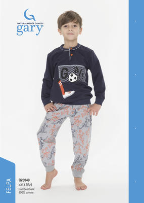 PIGIAMA BAMBINO M/L Q20049 Tellini S.r.l. Ingrosso Abbigliamento